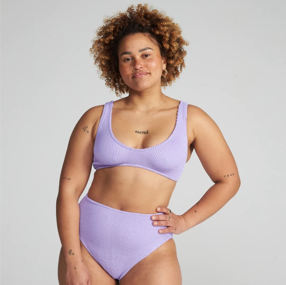 Youswim eva high waist two piece swimsuit
